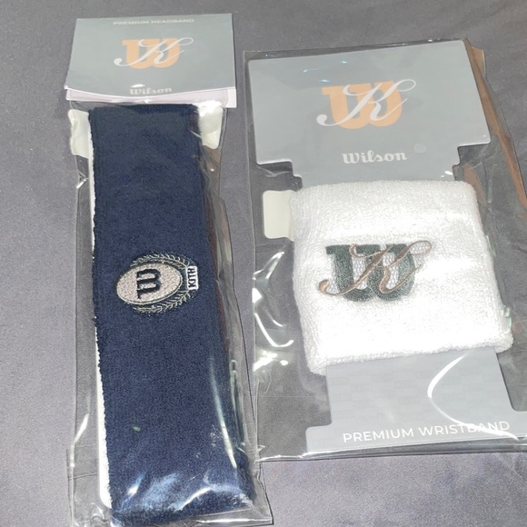 Kith for Wilson Terry Headband & wristband set